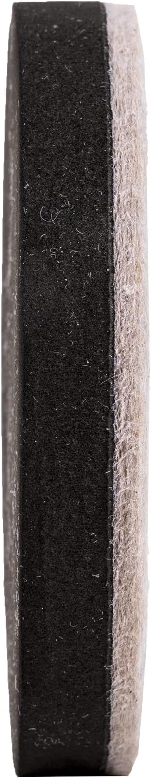 Duck Brand Felt Furniture Sliders for Hard Floors, 3.5 Inch Width, 4 Pack