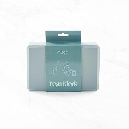 MYGA Yoga Block,Lightweight EVA Foam Yoga Brick,High Density Non-Slip Block for Yoga Poses, Pilates, Balance and Flexibility
