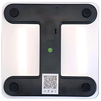 Body Basics Smart Scale - Digital Bathroom Scale with BMI & Body Fat Monitor, Health Analyzer, 400 lbs Capacity, Smartphone App Compatible (You Got This)