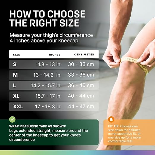 Modvel 7mm Neoprene Knee Sleeves for Men & Women Weightlifting & Powerlifting – Compression Knee Sleeve Support for Squats, Gym, Training – USPA, IPL Approved – Medium Peach (Pair)