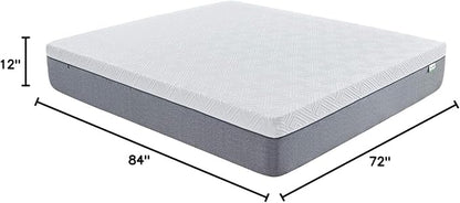 Novilla California King Mattress, 12 Inch Gel Memory Foam Cal King Mattress for Cool Night & Pressure Relief, Medium Plush Feel with Motion Isolating, Bliss