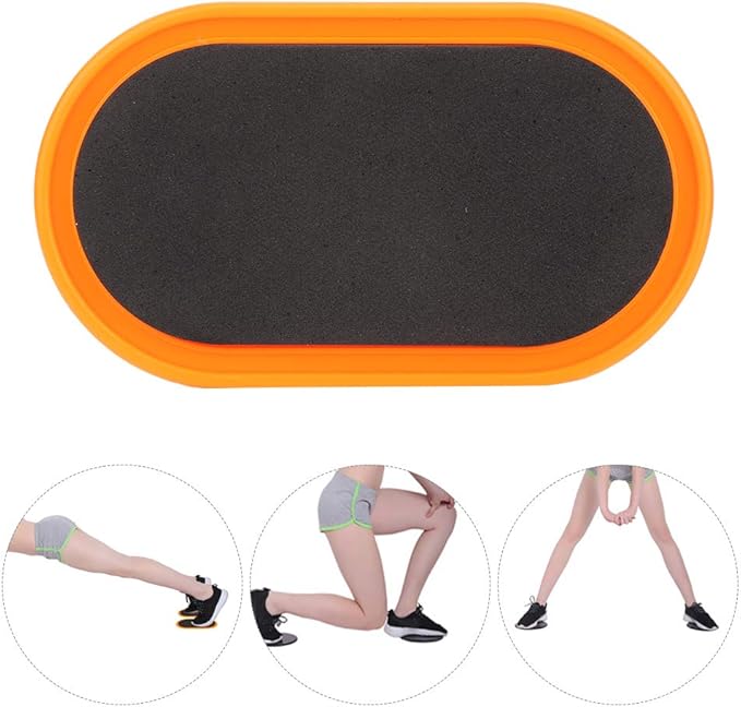 HERCHR 2Pcs Core Sliders for Working Out, Floor Sliders for Exercise, Abdominal Exercise Gliding Discs, Sliding Discs for Exercise on Hardwood Floors