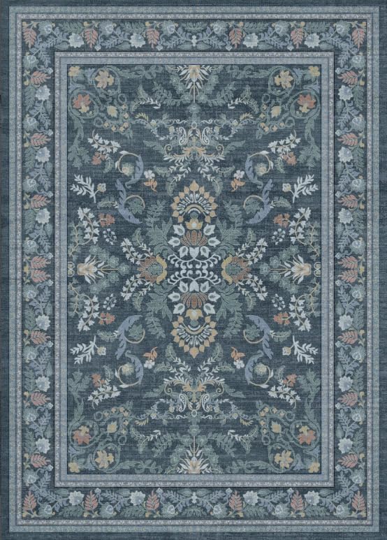 DCX Navyblue-2x6 Area Rug