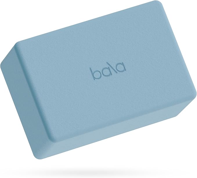 Bala Yoga Block for Working Out, Building Block - Soft Dense Foam Yoga Accessories for Stretching & Exercise - Yoga Equipment for Home Workout - Yoga Block Essentials for Women & Men