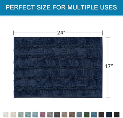 H.VERSAILTEX Bathroom Rugs Bath Rugs