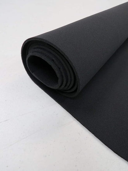 BIGZFABRIC® Neoprene Bonded Sponge Waterproof Wetsuit Fabric Black 1mm, 2mm, 3mm, 4mm, 5mm Thick Sold by The Yard(3mm)