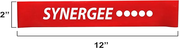 Synergee Exercise Fitness Resistance Band Mini Loop Bands that Perform Better When Working Out at Home or The Gym