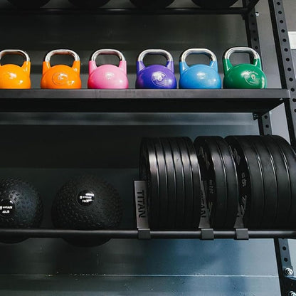Titan Fitness Elite Series Mass Storage System for Bumper Plate Medicine Ball Storage