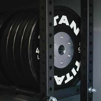 Titan Fitness Elite Series Mass Storage System for Bumper Plate Medicine Ball Storage