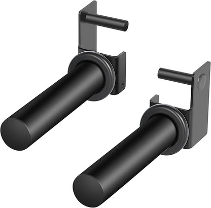 EVERYMATE Power Rack & Squat Rack Attachments Olympic Weight Plate Holder – Fits 2x2,2.3x2.3,3x3 Inch Tubes, 1" or 5/8" Hole – Bumper Plate Storage