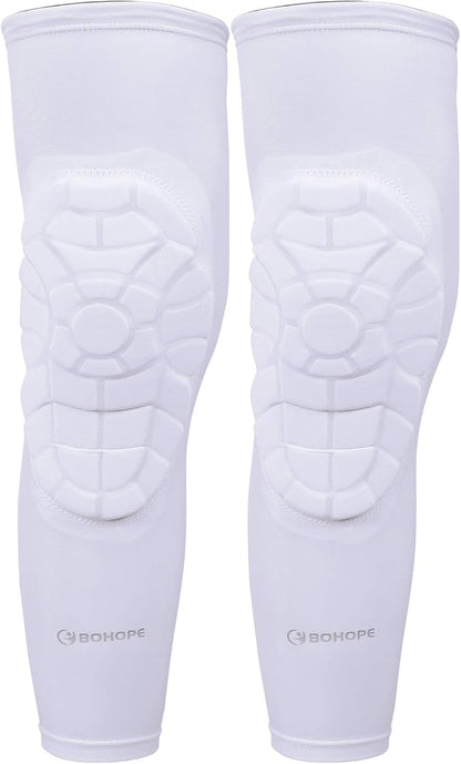 Kids Youth 5-15 Years Padded Arm Knee Sleeve Compression Leg Protective