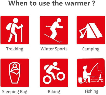 WORLD-BIO Body Warmers for Cold Weather, Heat Warmer Patch Disposable with Adhesive Backing Gives Hours Warm - 12/20/32/40 Packs, Hand Warmers Long Lasting Safe Natural Odorless