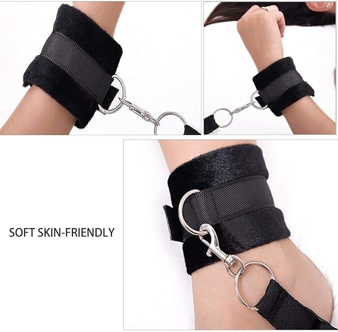 Black Fixed Yoga Strap with Straight Strap for Holiday Casual Use, Party Favors-Q