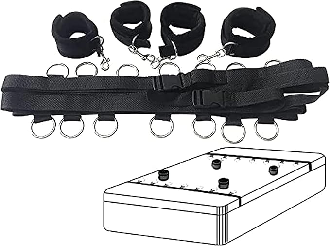 Black Fixed Yoga Strap with Straight Strap for Holiday Casual Use, Party Favors-Q
