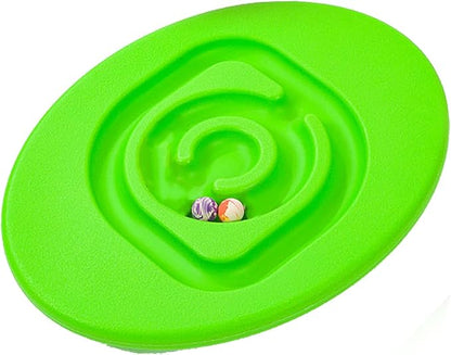 shenruifa Maze Balance Board, Conduct Perception Training Snail Balance Board Enhance Coordination Abilities Balancing Games for Indoor Play (Fruit Green)