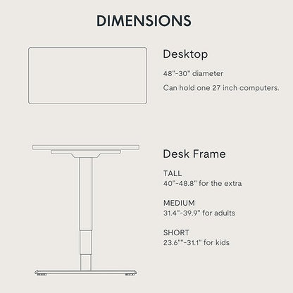 FLEXISPOT E6 3 Stages Dual Motor Electric Standing Desk 48x30 Inch Whole-Piece Board Height Adjustable Electric Sit Stand Desk(White Frame + Mahogany Desktop, 2 Packages)
