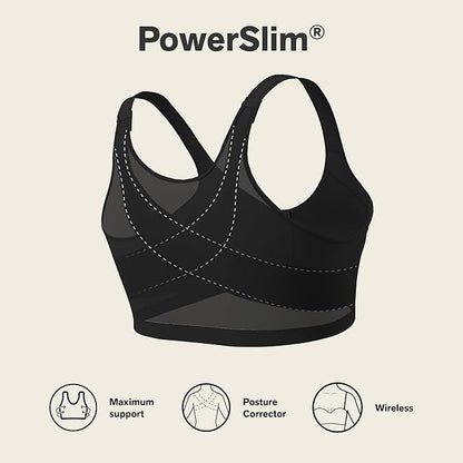 Leonisa Multi-Functional – Posture Corrector Bra Wireless Front Closure Bra for Women Full Coverage