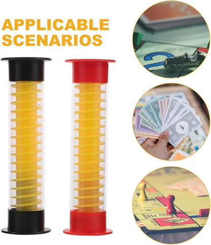 TOYANDONA 2Pcs 5 Second Hourglass Timer with Sound Mini Sand Clock Timer for Game Timing Board Games Party Accessory