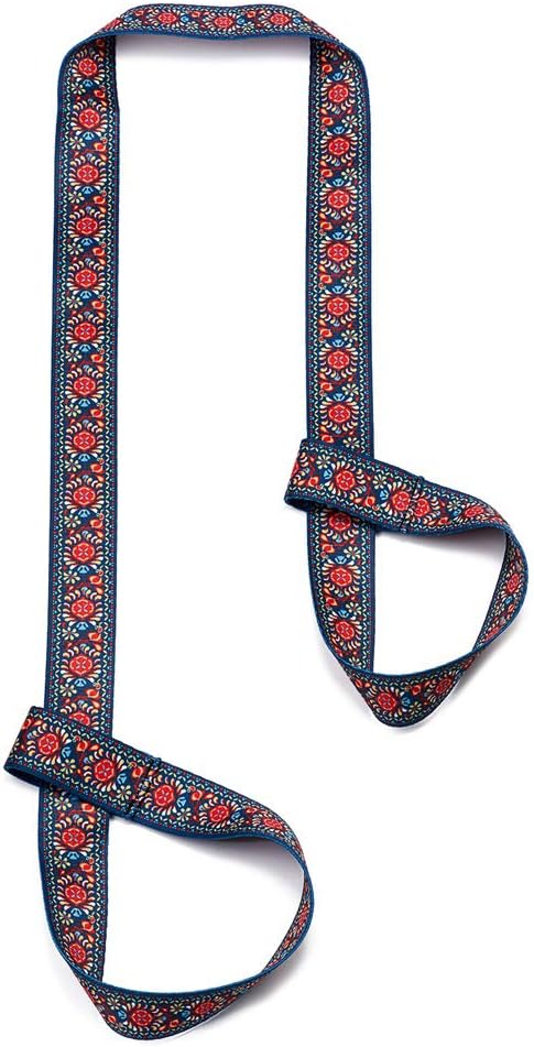 ZOOEASS Yoga Mat Strap, Adjustable Durable Yoga Mat Carrier & Stretching Strap, Multiple Color Choices