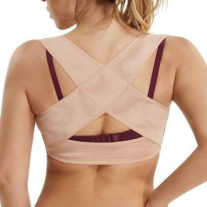 JOYSHAPER Chest Brace Up Women Posture Corrector Back Support Shapewear Breast X Strap Bra Support Shaper Vest Tops