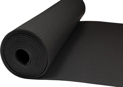 Playsafer Genaflex Rubber Gym Floor Mat, Heavy Duty Commercial Protective Gym Flooring Roll - 8mm Thick (10% Blue, 4' X 4')