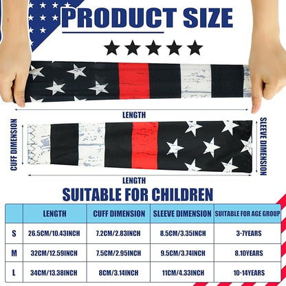 Newcotte 12 Pairs Arm Sleeves for Kids Compression Football Baseball Arm Sleeve Youth UV Protection Breathable Cooling Sleeve