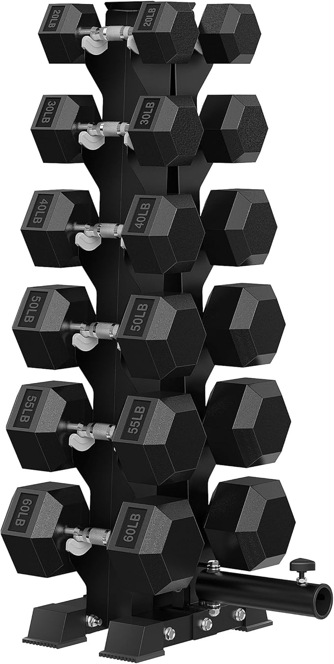 HANDBODE Dumbbell Rack A Frame Weight Rack Stand Dumbbell Weight Storage for Home Gym, Space-Saving Weight Stand for Home Gym