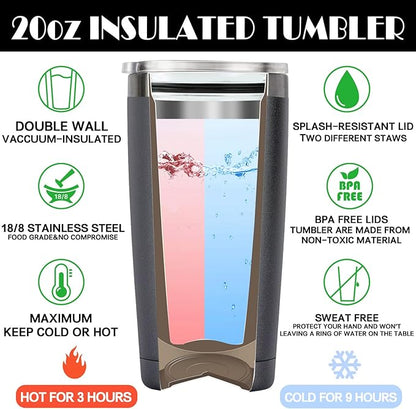 Disc Golf Gifts for Men - Christmas Birthday Gifts for Disc Golf Player - DiscGolf Tree Tumbler Cup 20 oz