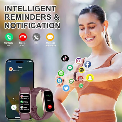 Fitness Tracker, Activity Trackers with 24/7 Heart Rate Blood Oxygen Sleep Monitor, Smart Watches with 123 Sports Modes, 1.47'' HD Screen Fitness Watch, Calorie Pedometer for Women Men