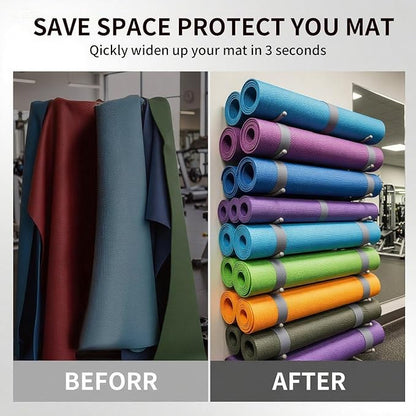 Yoga Mat Carrier Strap, Adjustable Thick Straps Sling for Carrying Large Mats, Stretching Band