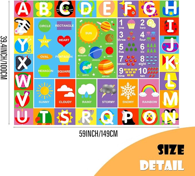 Alphabet Rug for Kids