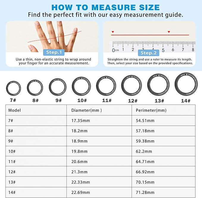 Smart Ring for Men Women, Fitness Tracker Ring with Heart Rate, SpO2, Sleep Monitoring, Step Tracker, IP68 Waterproof for iOS and Android (Black 12)