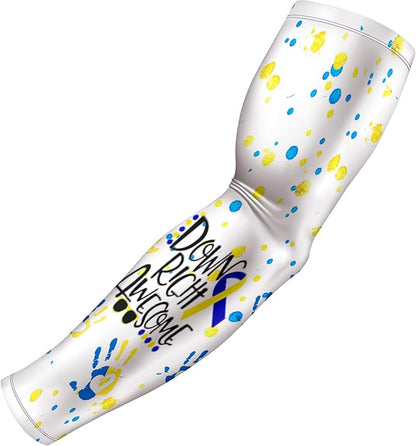 B-Driven Sports Sleeve Pro-Fit - Compression Arm Sleeve for Men & Women - Basketball & Volleyball Arm Sleeve - Single