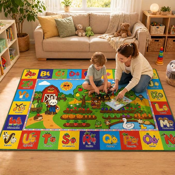 Upgrade Ultra Non Slip ABC Rugs