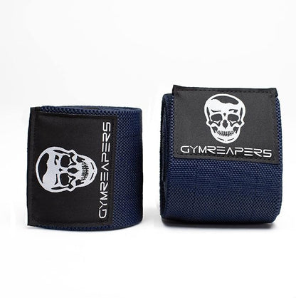 Gymreapers Weightlifting Elbow Wraps (1 Pair) - Flexible 40'' Elbow Compression Strap & Joint Support Brace - for Bench Press, Powerlifting, and Pressing