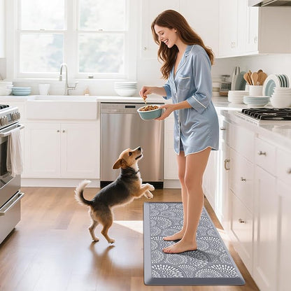 Mattitude 4/5 Inch Kitchen Mat, 20x42in Heavy Duty Ergonomic Comfort Foam