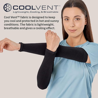 OutdoorEssentials UV Sun Protection Arm Sleeves - Compression Arm Sleeve, UV Arm Sleeves Men, Women - Golf Cooling Sleeves