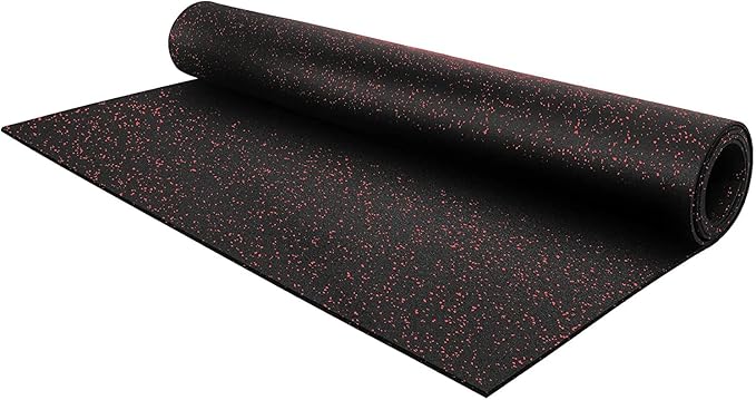 Flooring Inc's 1/4" Thick Tough Rubber Flooring Roll | Flexible Recycled Rubber Floor Mats for Home Gym | Heavy Duty Rubber Mat for Home Gyms, Sheds, Horse Stall Mat or Trailer