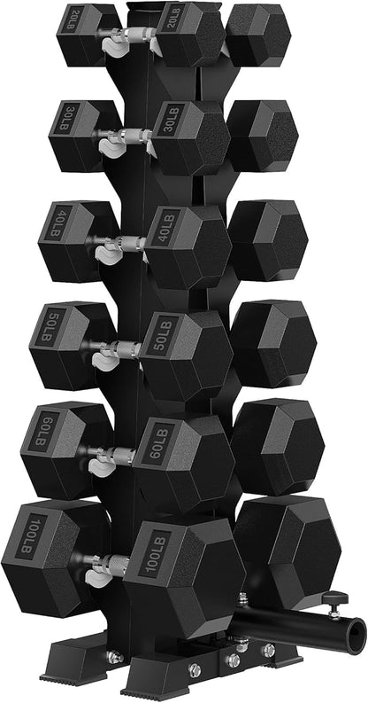 HANDBODE Dumbbell Rack A Frame Weight Rack Stand Dumbbell Weight Storage for Home Gym, Space-Saving Weight Stand for Home Gym