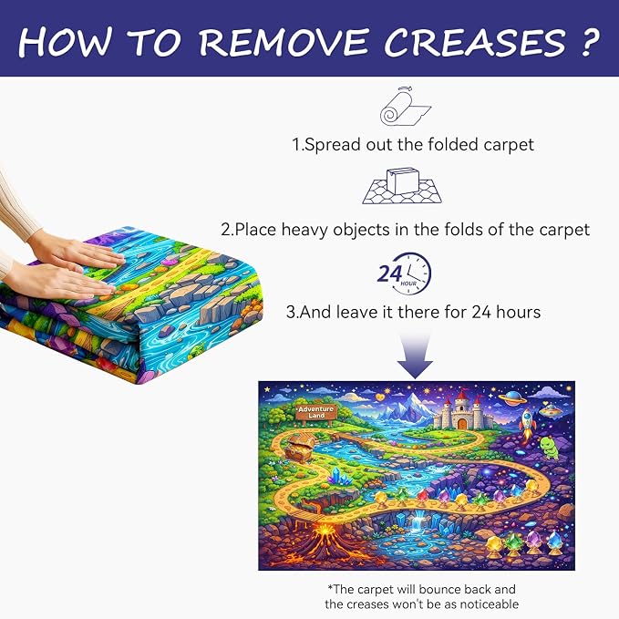 3x5ft Fantasy Adventure Play Rug