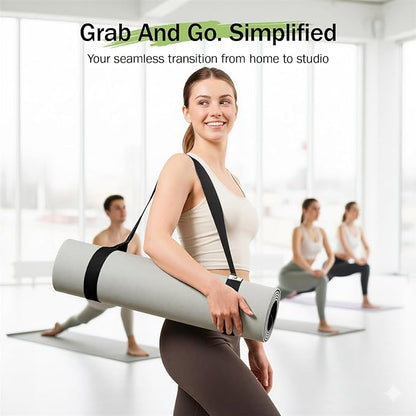 Slim Panda 2-Pack Yoga Mat Straps, Adjustable Yoga Mat Straps, Yoga Mat Storage Straps (Yoga mat not included)