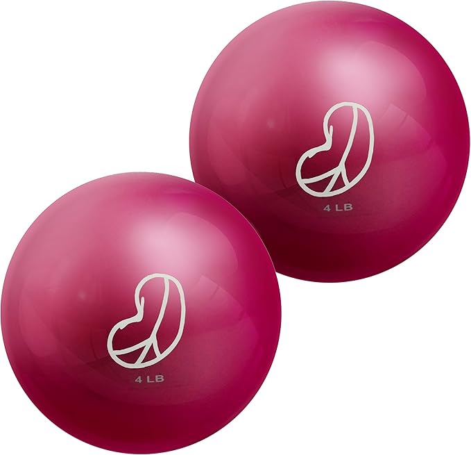 Bean Products Soft Weighted Balls for Exercise - Soft and Safe Workout Balls for Yoga, Rehab, Pilates and Fitness - Latex Free, Easy to Grip, Versatile Physical Therapy Exercise Ball