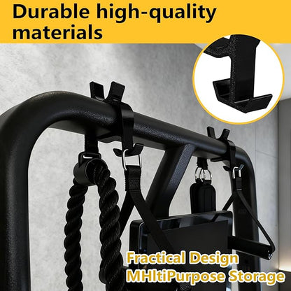 for Speediance Gym Monster 2, Barbell and Accessory Racks, Compatible With D-Rings, Standard Carabiners, Or Other Items You May Store (Two Pieces）
