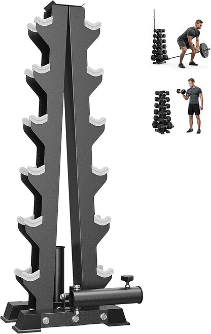 HANDBODE Dumbbell Rack A Frame Weight Rack Stand Dumbbell Weight Storage for Home Gym, Space-Saving Weight Stand for Home Gym