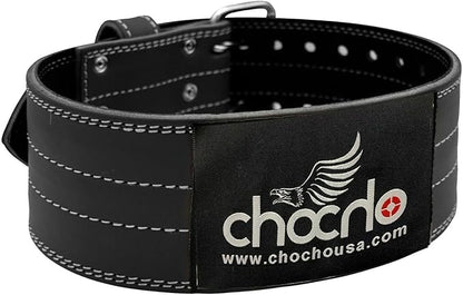 ChoCho Track 4" Power Weight Lifting Belt Gym Fitness Bodybuilding Back Support Heavy Workout