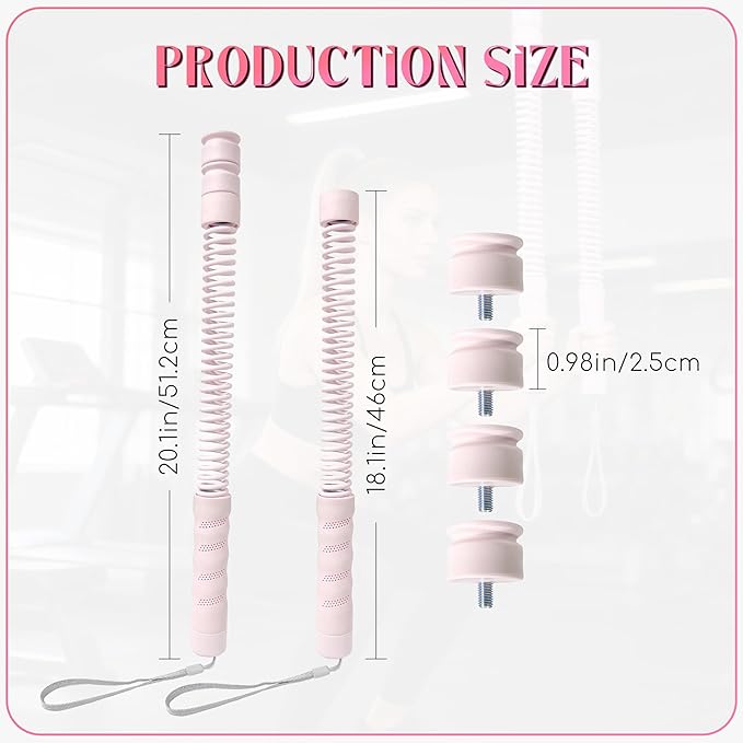 Wildarms Upgrade Cordless Battle Rope with Adjust Weight Ropeless Battle Ropes for Strength Training Portable Battle Ropes for Home Gym (Pink)