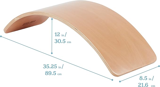 ECR4Kids Balance Board, Montessori Toy, Natural