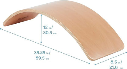 ECR4Kids Balance Board, Montessori Toy, Natural