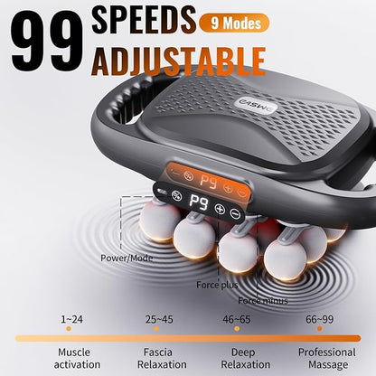 16-Head Massage Gun, Electric Deep Tissue Body Massager, Professional Muscle Massager Tool for Easing Shoulder, Back, Neck, Legs Tension, 9 Modes / 99 Speeds, Massage Gifts for Women, Men