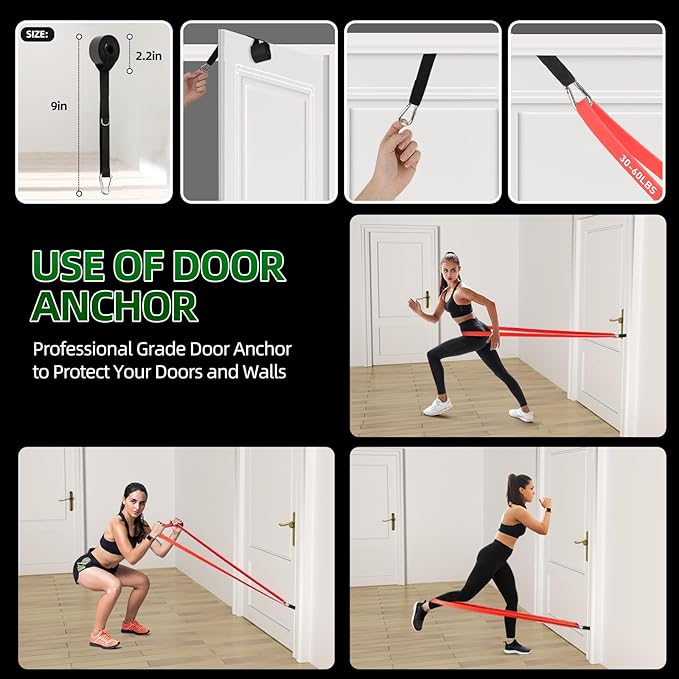 Resistance Bands for Working Out, Pull Up Assist Bands Set, Workout for Women and Men, Exercise Bands,Training, Plasticity, Physical Therapy at Home/Gym
